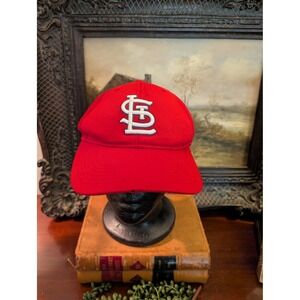 MLB St. Louis Cardinals Red Mesh Baseball Cap Hat Adjustable Hook and Loop
